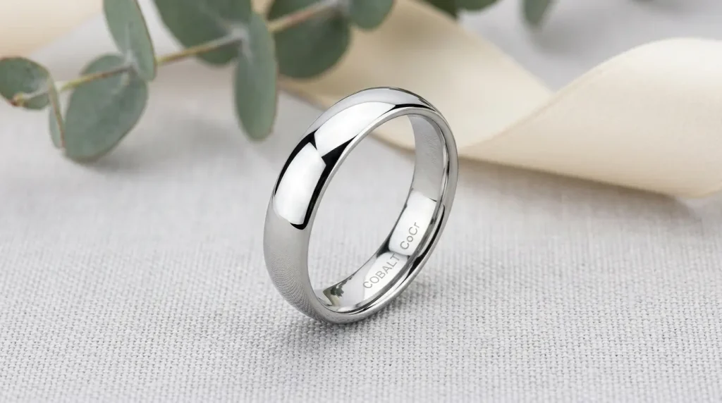 14. Cobalt Chrome Wedding Band