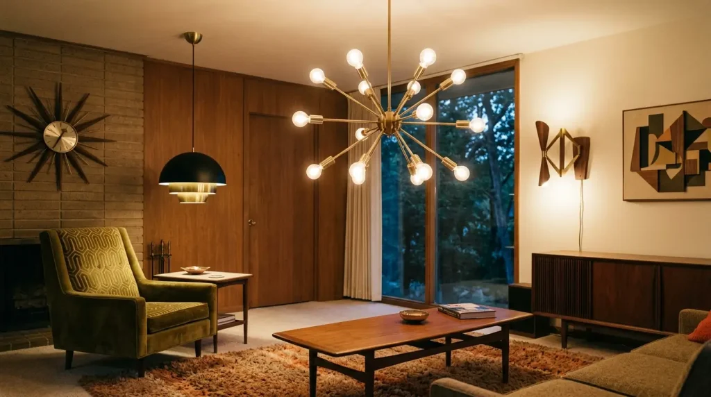 19. Mid-Century Modern Light Fixtures for Retro Charm