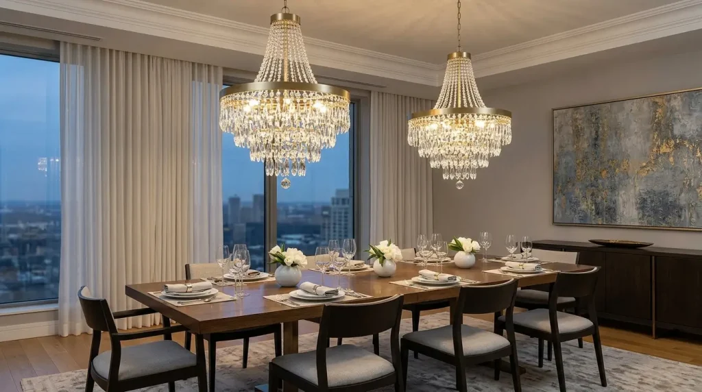2. Chic Crystal Chandeliers to Elevate Your Space