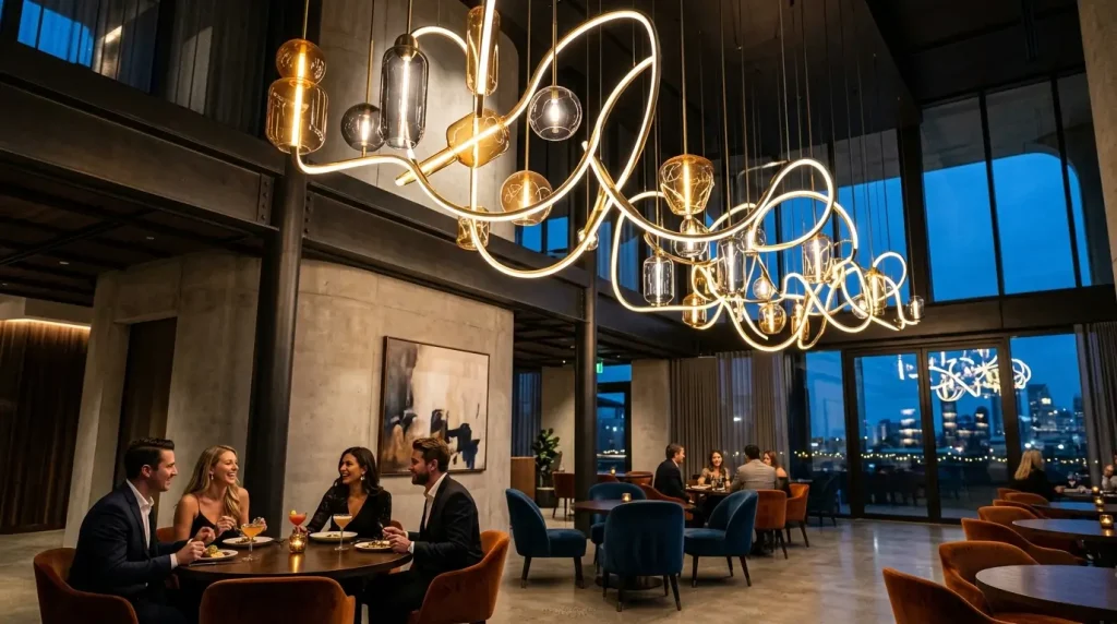 20. Sculptural Ceiling Lights for Artistic Flair