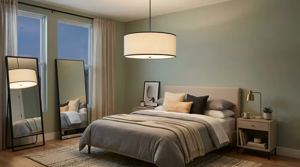 30. High-End Look with Affordable Drum Pendant Lights