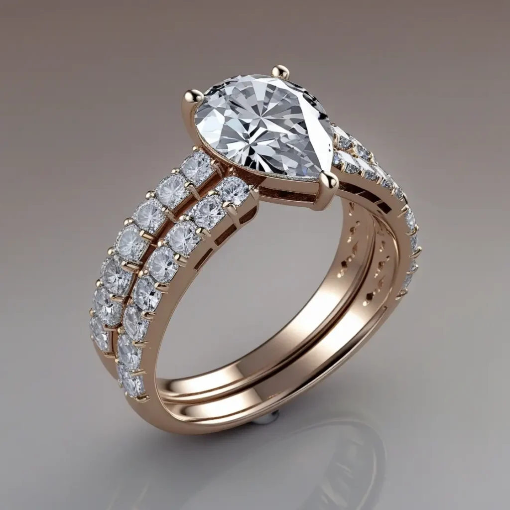 Bar Set Diamond Band