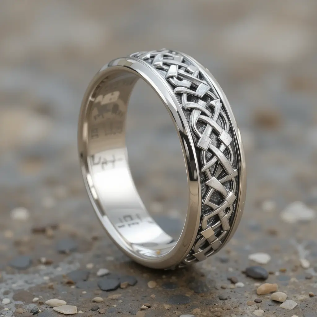Bezel Set Eternity Wedding Band