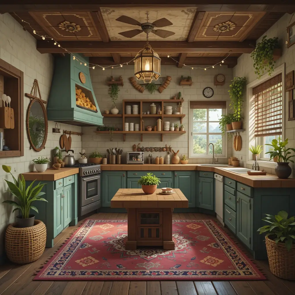 Boho Chic Kitchen