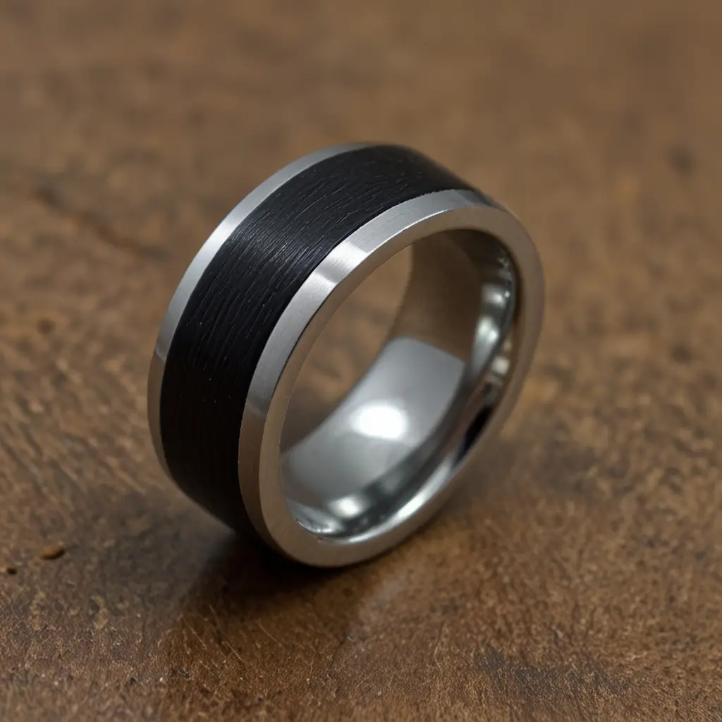 Brushed Stainless Steel Ring
