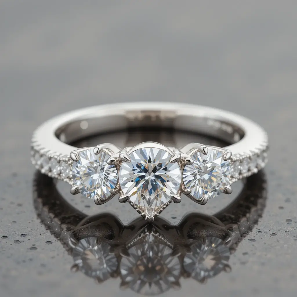 Chevron Diamond Band