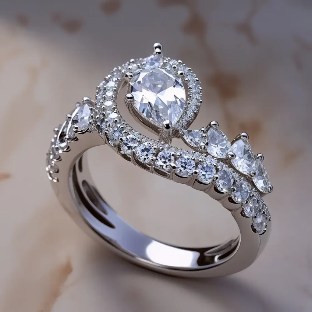 Curved Diamond Band