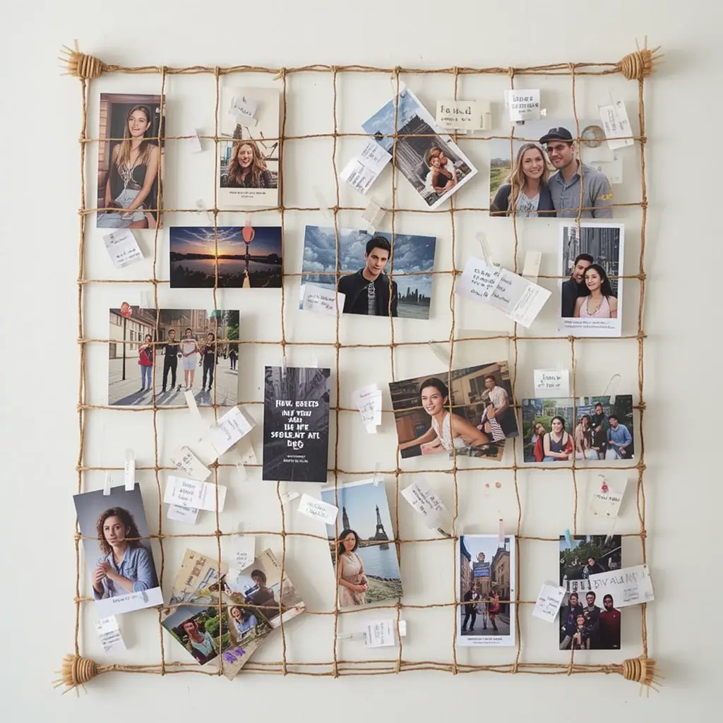 DIY Photo Wall Grid