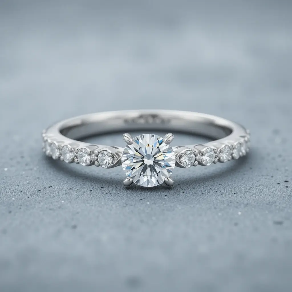 Diamond-Accented Band