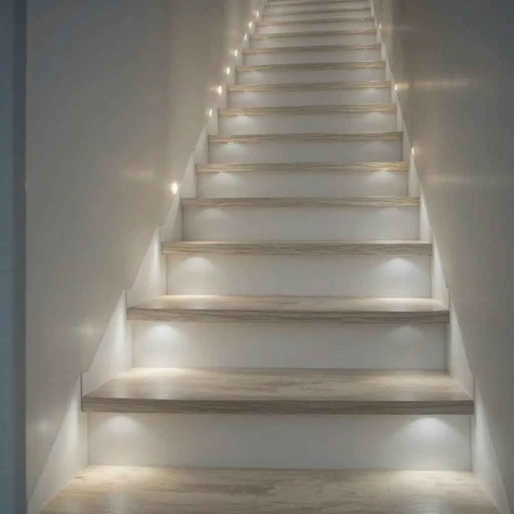 Discreet Stairs LED Lighting for Safety and Style
