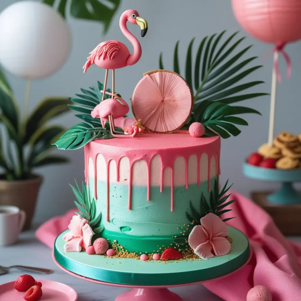 Flamingo Cake