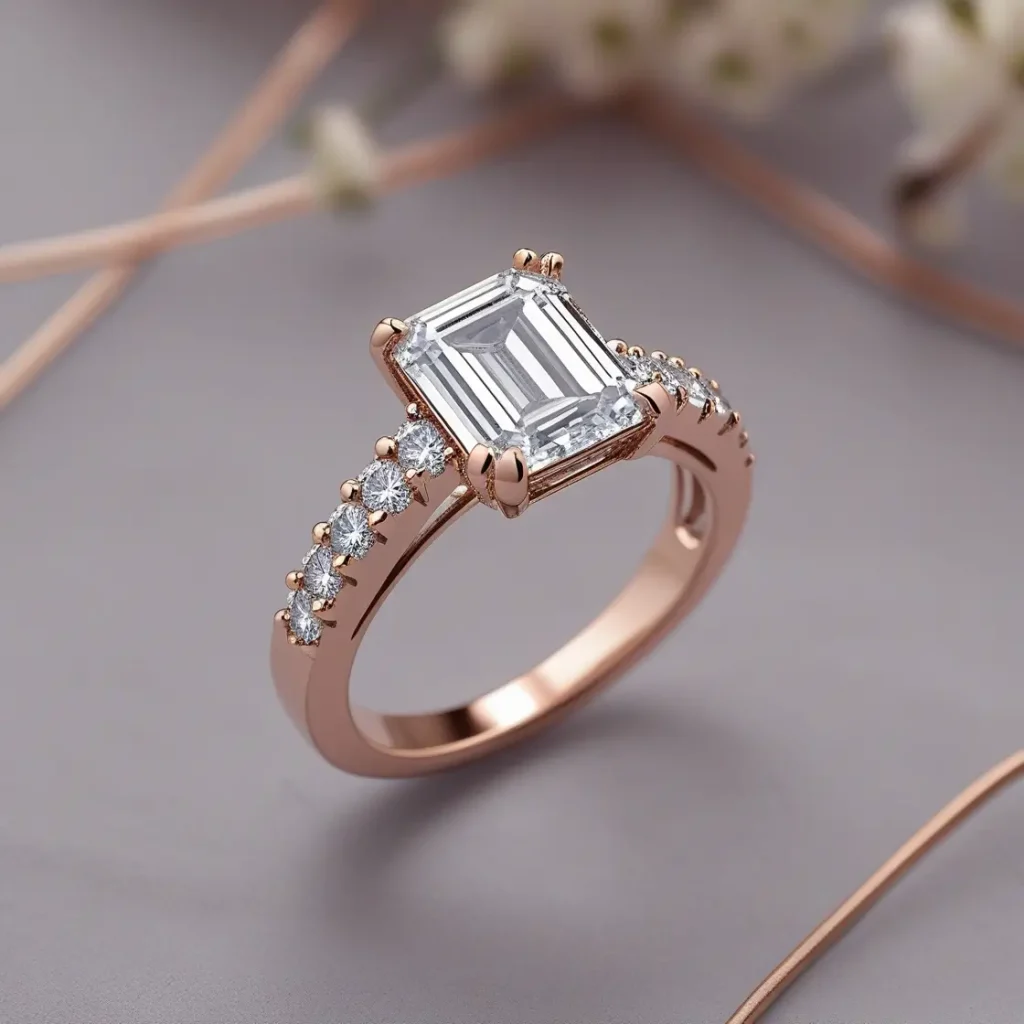 French-Set Diamond Band