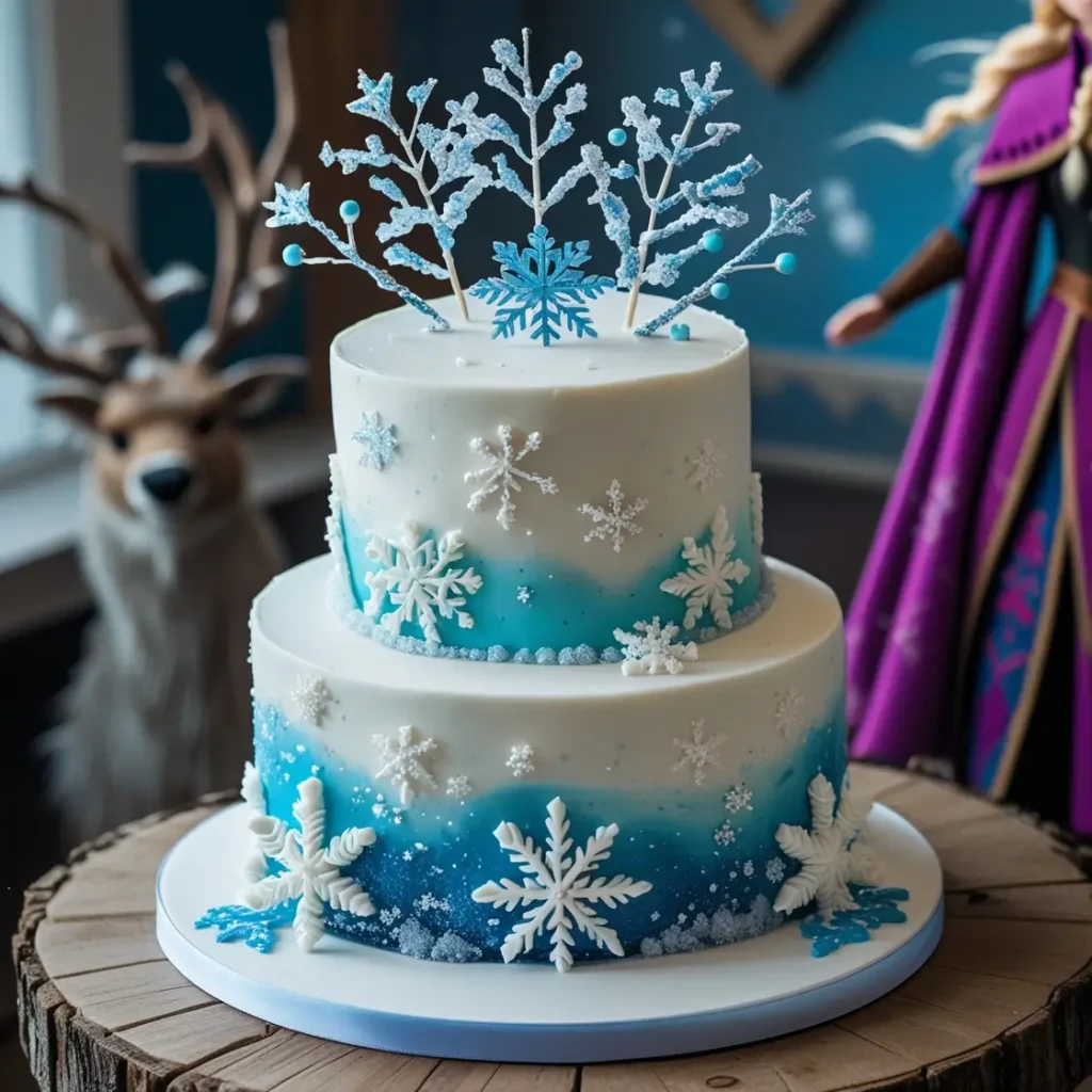 Frozen-Inspired Cake