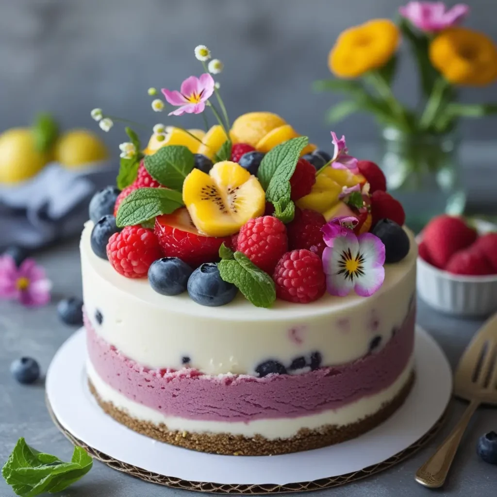 Frozen Yogurt Cake