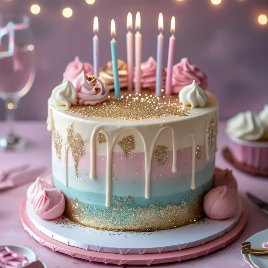 Glamour and Glitter Cake
