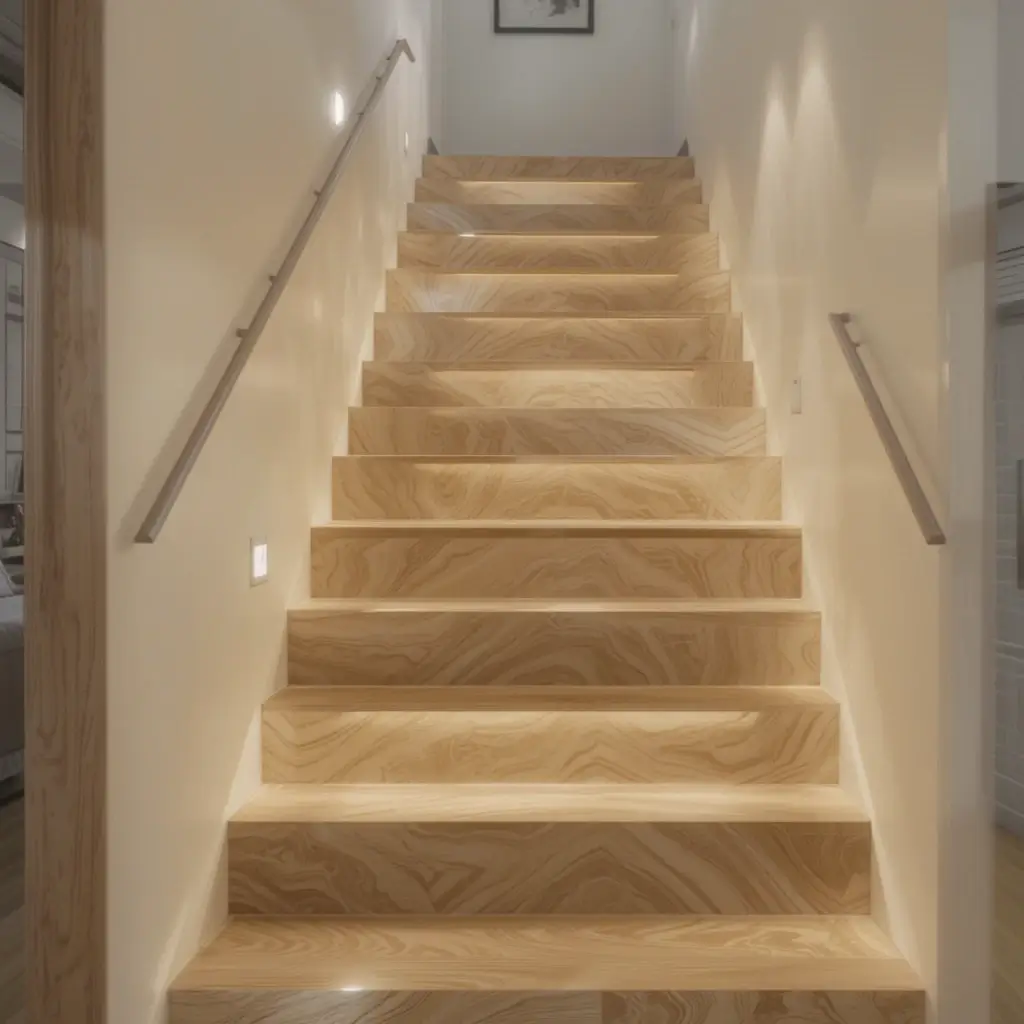 Hidden Stair Lights for Minimalist Designs