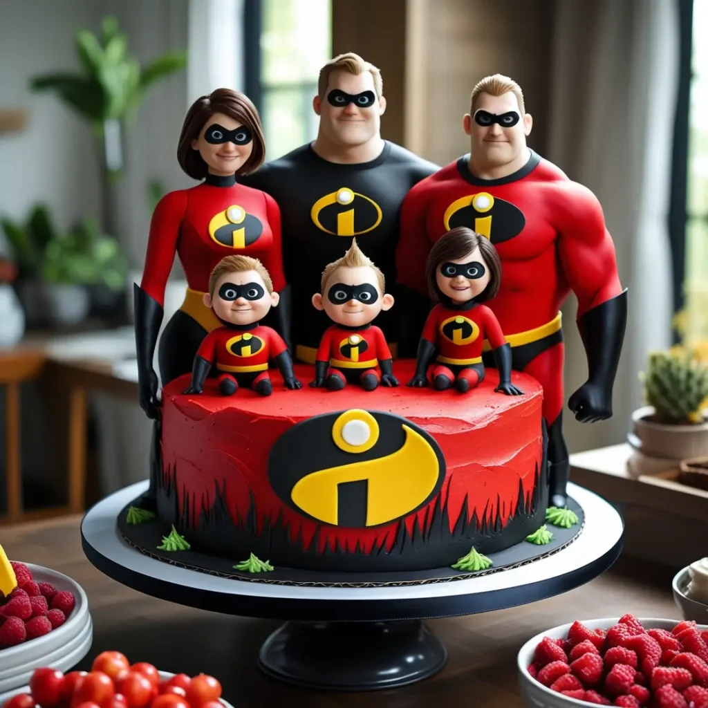 Incredibles Family Cake