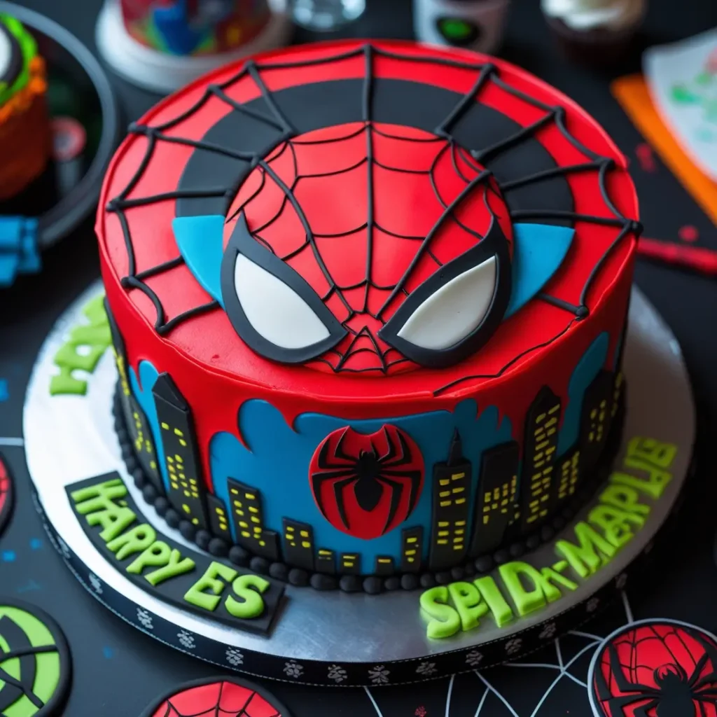 Miles Morales Spider-Verse Cake