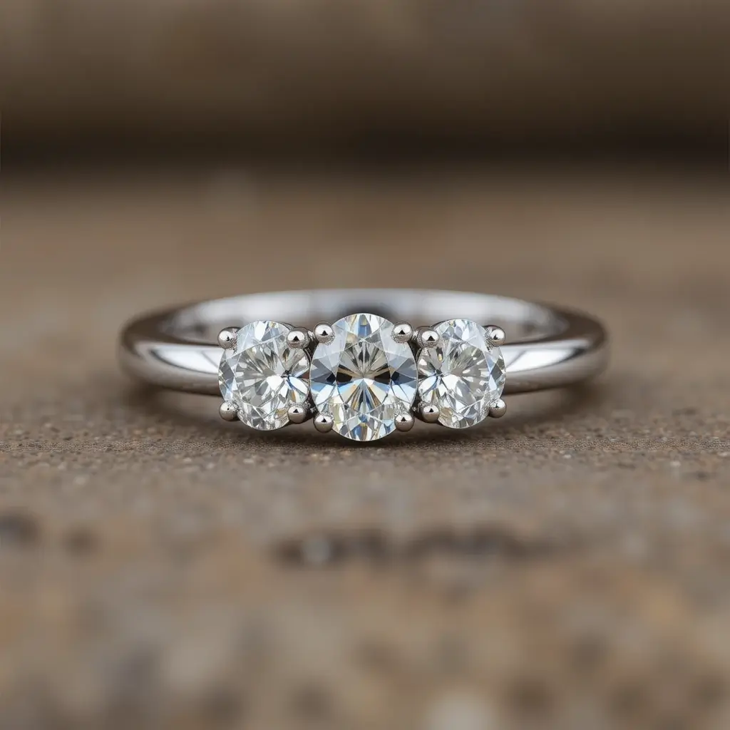 Oval-Cut Diamond Band