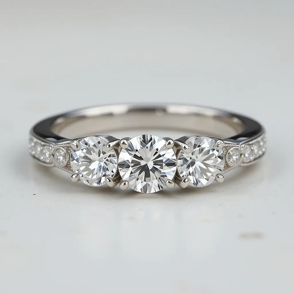 Tapered Diamond Band