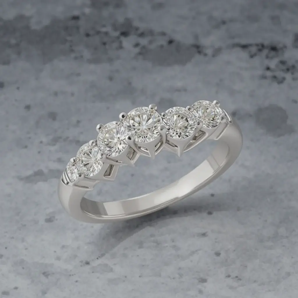 Tension Set Diamond Band