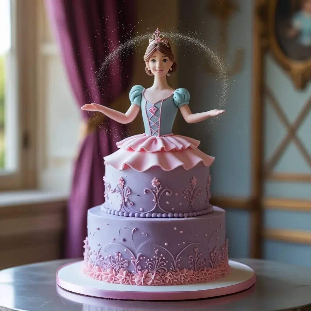 Twirling Princess Cake