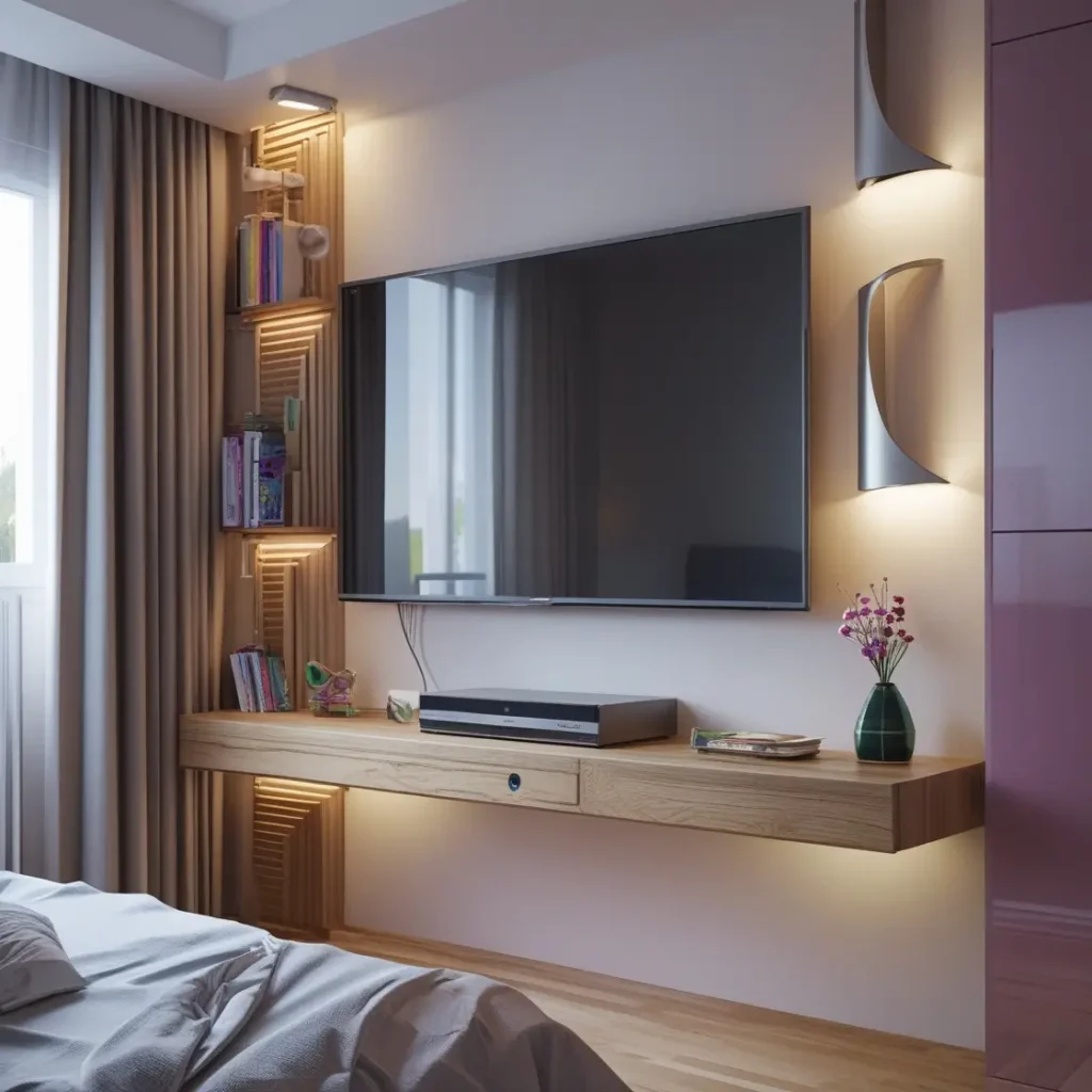 Wall-Mounted TV