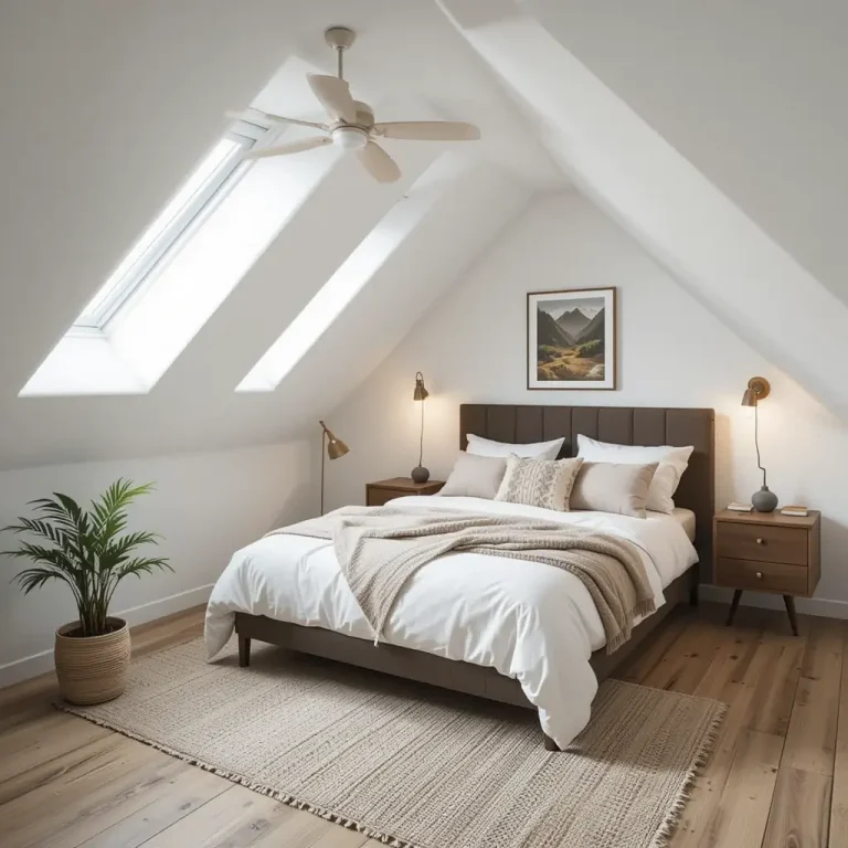 Explore cozy and creative bedroom ideas for attic rooms that make the most of sloped ceilings and small, unique spaces.