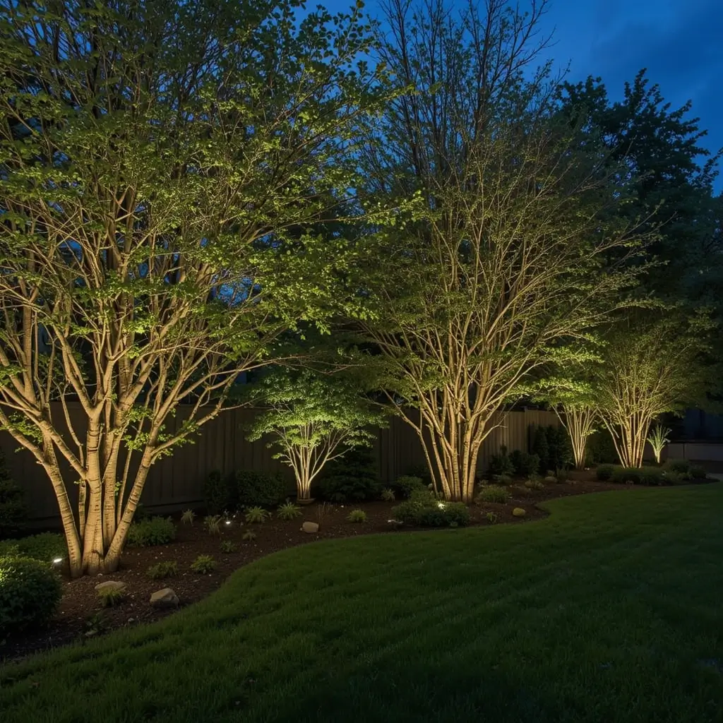 Accent Lighting for Trees and Shrubs