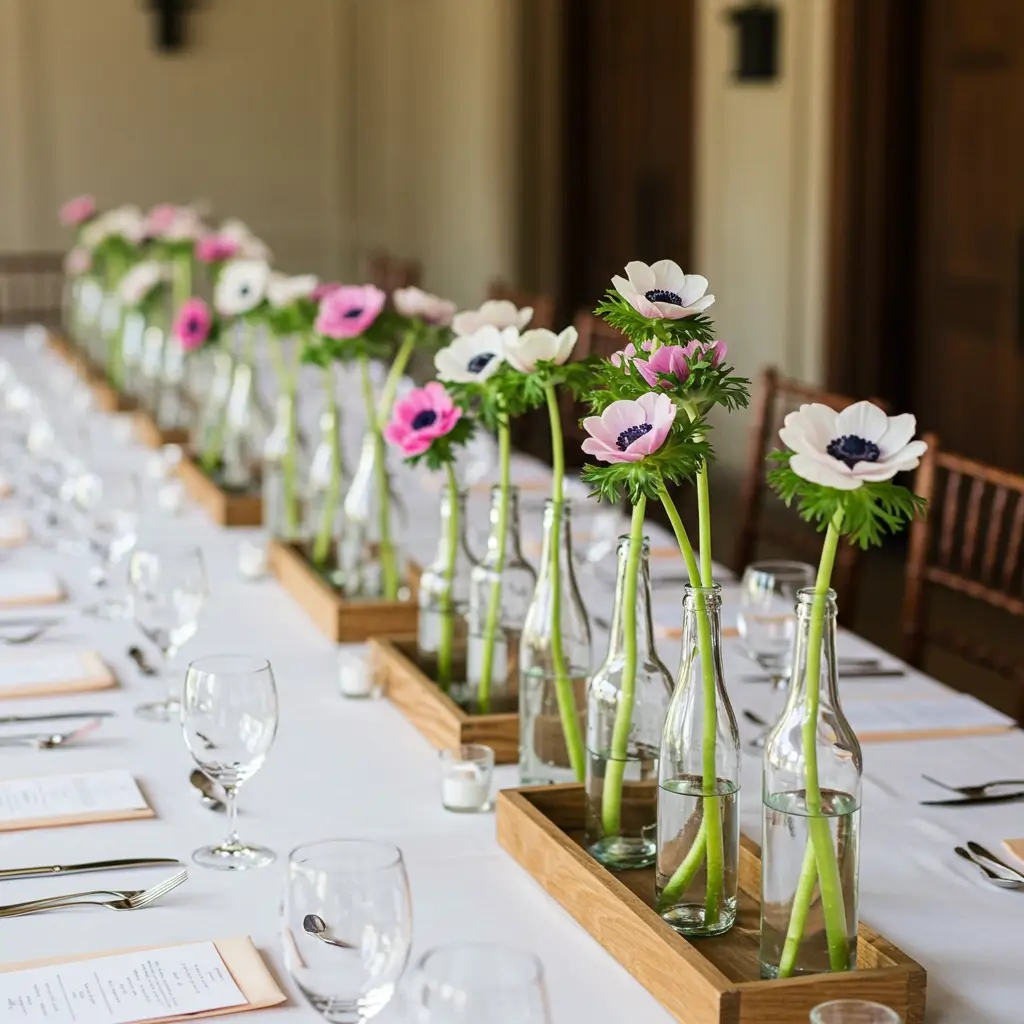All-Greenery Centerpieces