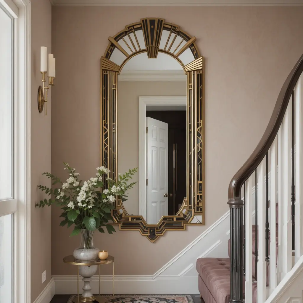 Art Deco-Inspired Mirror for Vintage Glamour