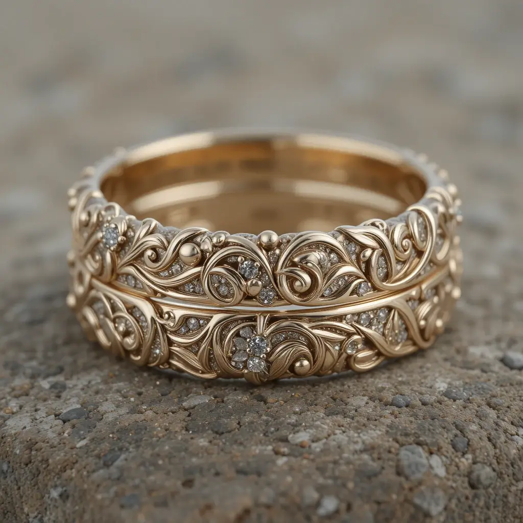 Art Nouveau Stack for Natural Elegance