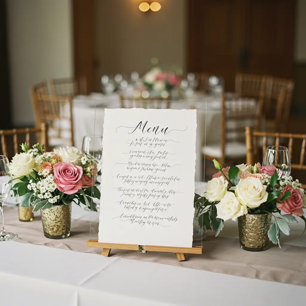 Artistic Calligraphy Signage