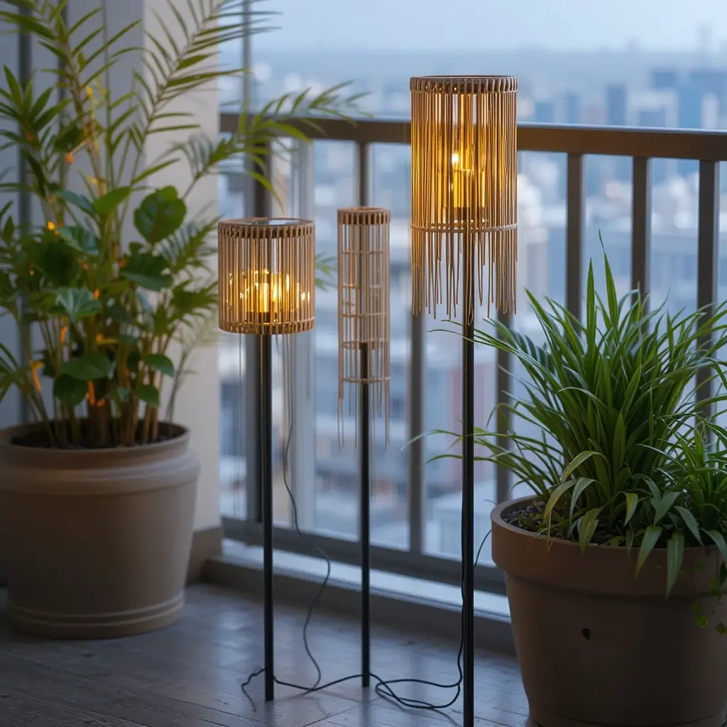 Bamboo Solar Stakes