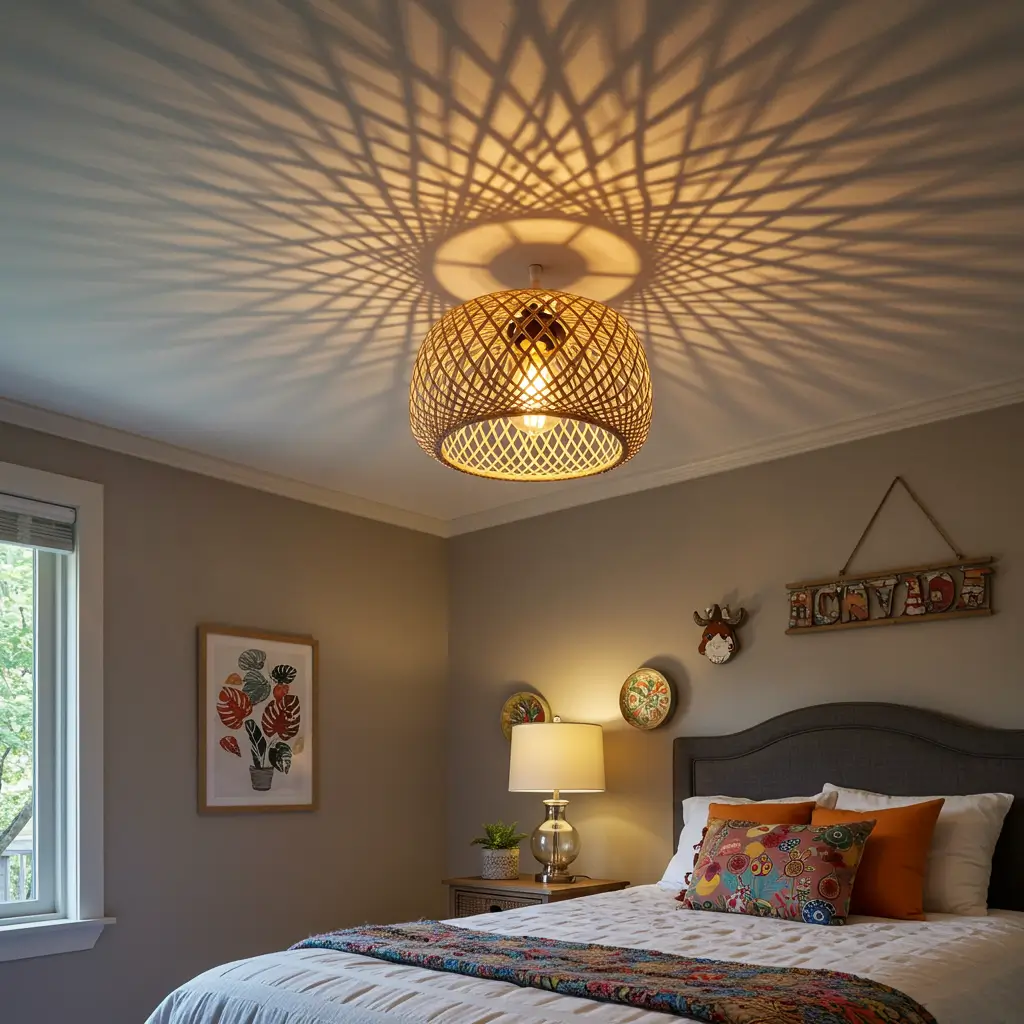 Bamboo or Rattan Pendant Lights