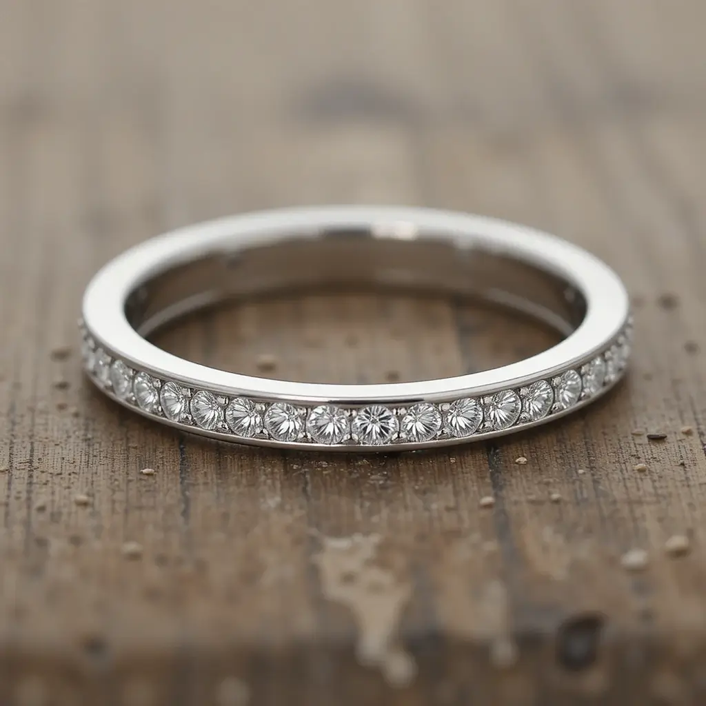 Bar Set Diamond Band