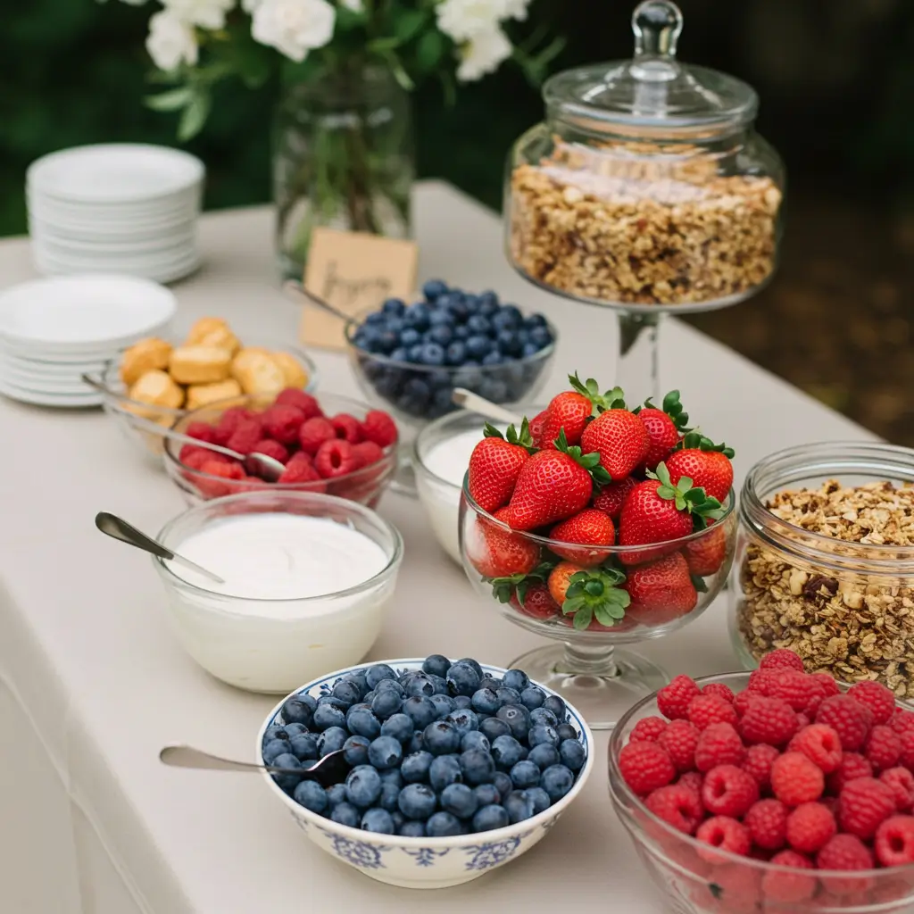 Berry Bar for Brunch Weddings
