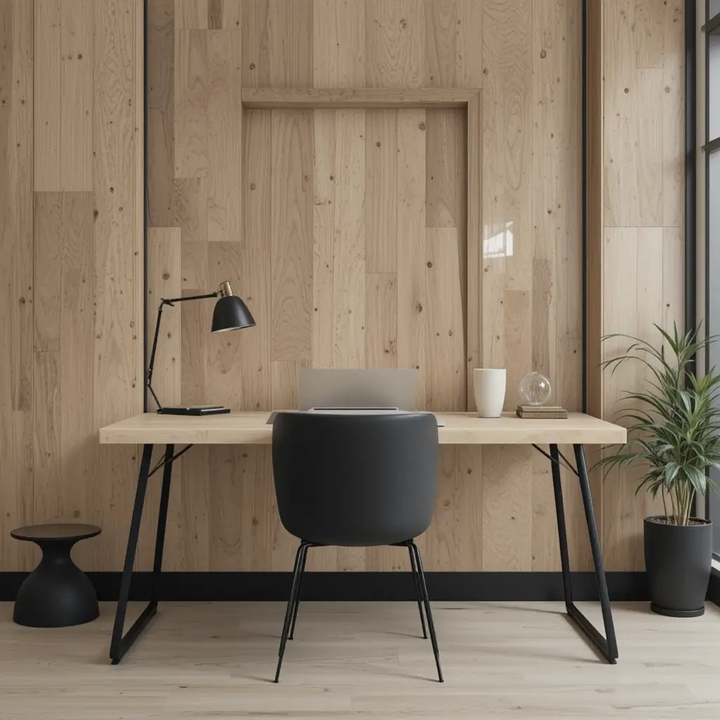 Black and Wood Combo