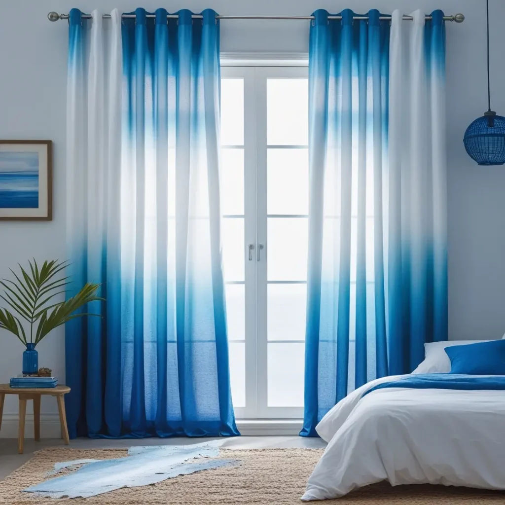 Blue Ombre Curtains