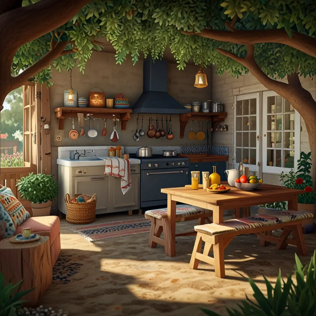 Boho Picnic Kitchen