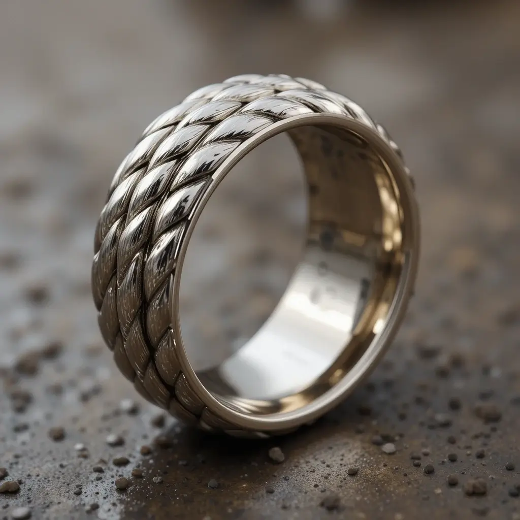 Bold Thick Braided Men’s Band