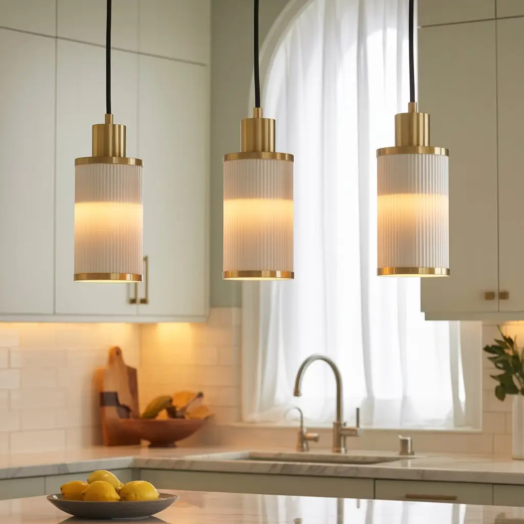 Brass or Gold Finish Pendant Lights