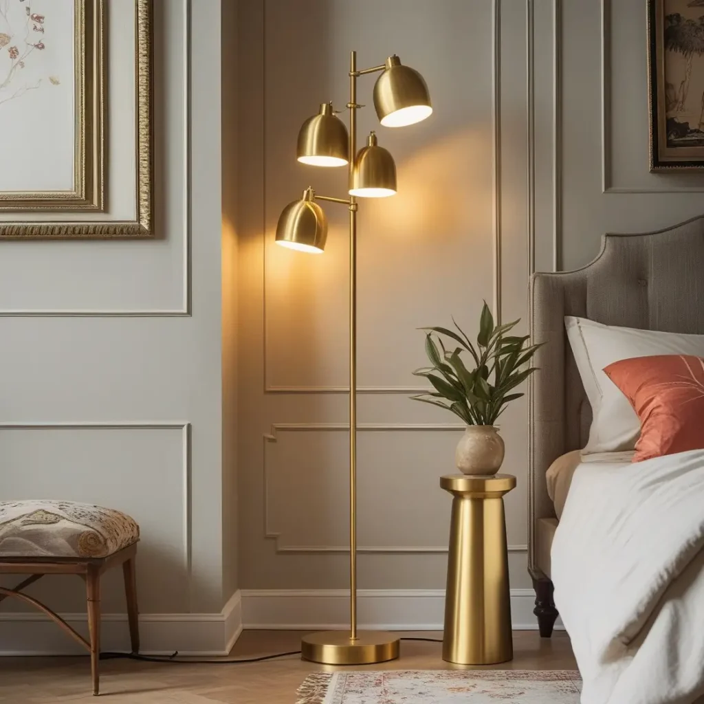 Brass or Gold Floor Lamps