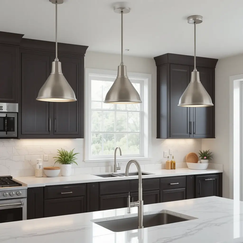 Brushed Nickel Pendant Lighting