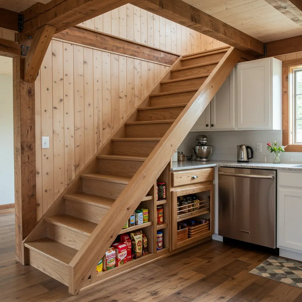 Build Under-Stairs Kitchen Storage