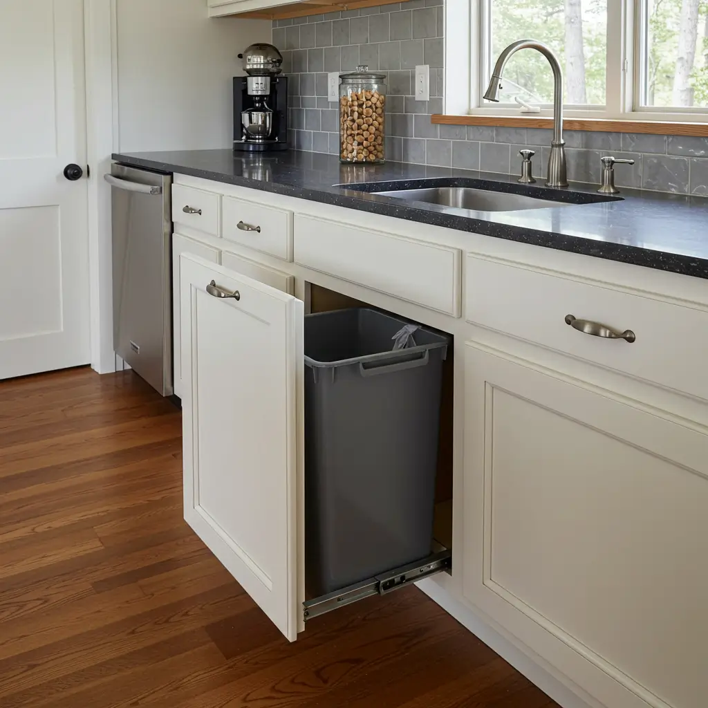 Build a Hidden Trash Pull-Out