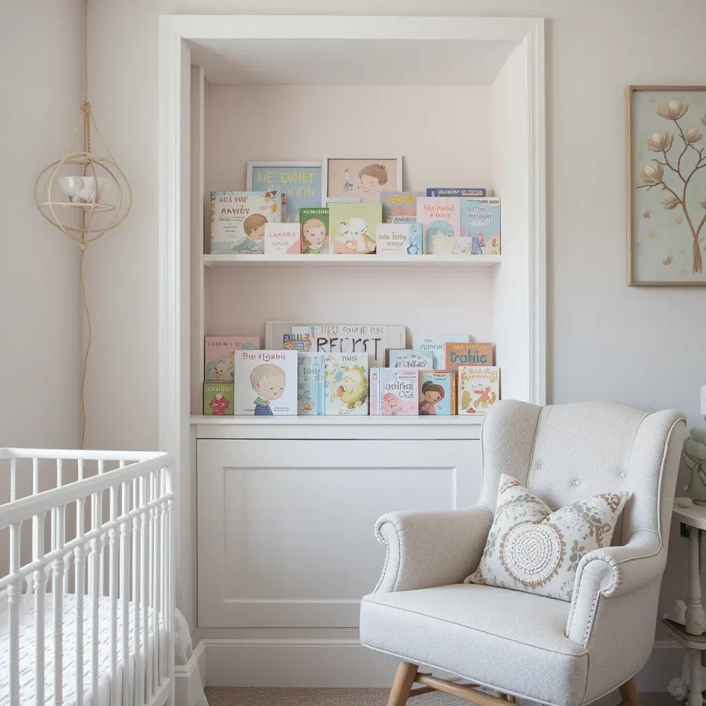 Built-In Bookshelf Nook
