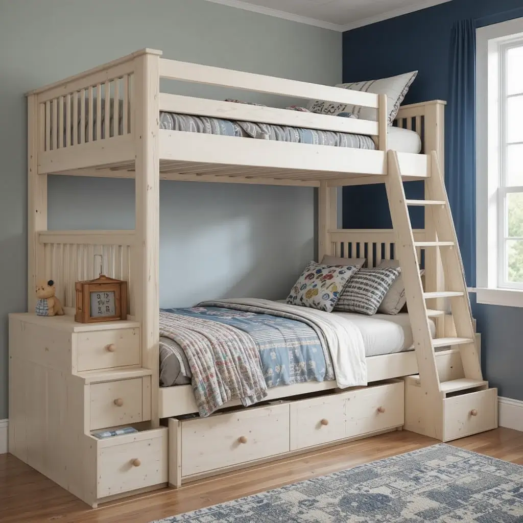Bunk Beds with Stairs Instead of Ladders