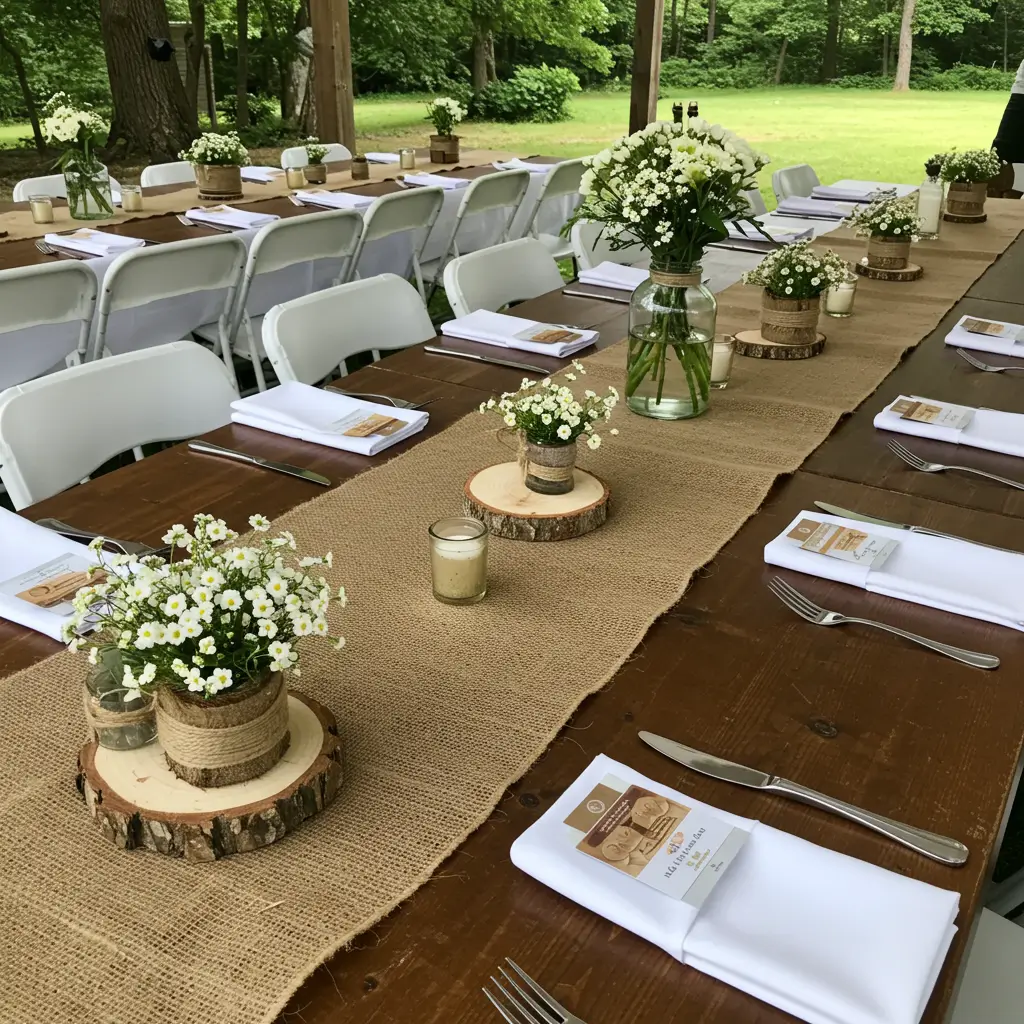 Burlap Table Runners