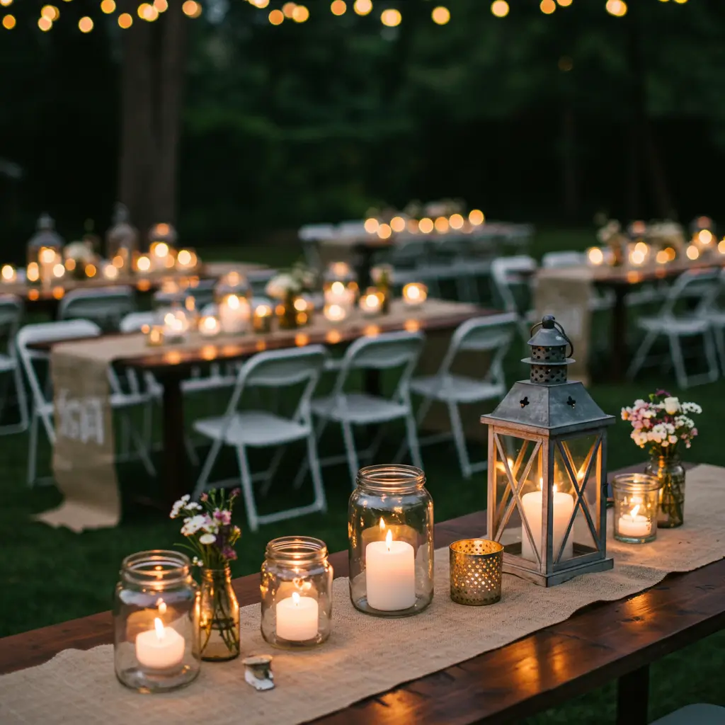 Candlelit Centerpieces